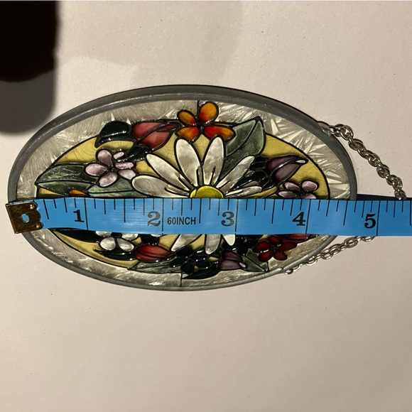 Floral Stained Glass Decoration - Picture 6 of 6